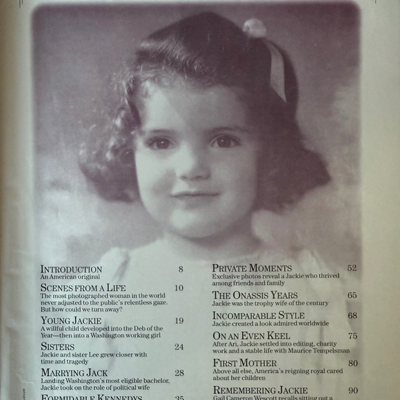 Ladies' Lot:  Two Jackie Kennedy Onassis Magazines and A Wedding Guide - Picture 2 of 13